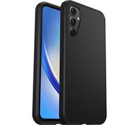 Otterbox Sleek Série Coque pour Samsung Galaxy A34 5G, Antichoc, Anti-Chute, Ultra-Mince, Protection Fine, testé Selon Les Normes Militaires, Antimicrobien, Noir - Livré sans Emballage
