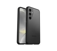 Otterbox Sleek Série Coque pour Samsung Galaxy S24, Antichoc, Anti-Chute, Ultra-Mince, Protection Fine, Testé Selon Les Normes Militaires, Transparent/Noir, Livré sans Emballage