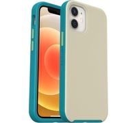Otterbox Slim Série Coque pour IPhone 12 Mini avec MagSafe, Antichoc, Anti-Chute, Ultra-Mince, Coque De Protection Fine, Testé Selon Les Normes Militaires, Gris/Vert