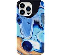 OtterBox Slim & Sturdy Série Coque pour iPhone 13 Pro avec MagSafe, Antichoc, Anti-Chute, Ultra-Mince, Coque de Protection Fine, testé Selon Les Normes Militaires, Mercury - Blue/Noir