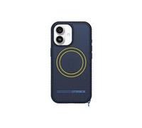 OtterBox Sole Series - Coque de protection pour téléphone portable - compatibilité avec MagSafe - tissu résistant - réellement silencieux (bleu) -