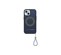 OtterBox Sole Series - Coque de protection pour téléphone portable - compatibilité avec MagSafe - tissu - réellement silencieux (bleu) - pour Apple iPhone 13, 14, 15, 16e