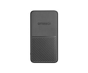 OtterBox Standard - Banque d'alimentation - 5000 mAh - Apple Fast Charge, AFC, USB BC 1.2 - 2 connecteurs de sortie (USB, USB-C) - sur le câble :