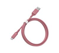 OtterBox Standard - Câble USB - USB-C (M) pour USB (M) - 1 m - rose mauve