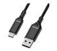OtterBox Standard - Câble USB - USB-C (M) pour USB (M) - USB 2.0 - 3 A - 1 m - noir
