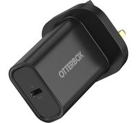 Otterbox Standard UK USB-C PD Chargeur Mural 30 W + Standard USB-C vers USB-C 1 M Câble, Bundle Fast Charger pour Smartphone et Tablette, Noir