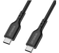 Otterbox Standard USB-C vers USB-C PD Fast Charging Câble, Résiste aux torsions et pliages, Fast Charging Cable pour iPhone et iPad, 1M, Noir
