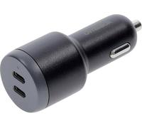 OtterBox Chargeur Voiture 2 Ports USB-C 65W, Chargeur Rapide pour Smartphone et Tablette, Robuste, Ultra Durable, Noir