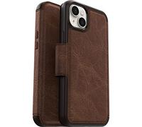 Otterbox Strada Coque pour iPhone 14 Plus, Antichoc, Anti-Chute, Cuir de qualité, 2 Porte-Cartes, supporte 3 x Plus de Chutes Que la Norme Militaire, Marron