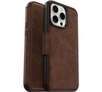 Otterbox Strada Coque pour iPhone 15 Pro Max pour MagSafe, Antichoc, Anti-Chute, Cuir de qualité, 2 Porte-Cartes, supporte 3 x Plus de Chutes Que la Norme Militaire, Marron