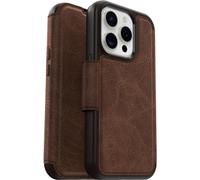 Otterbox Strada Coque pour iPhone 15 Pro pour MagSafe, Antichoc, Anti-Chute, Cuir de qualité, 2 Porte-Cartes, supporte 3 x Plus de Chutes Que la Norme Militaire, Marron
