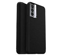 OtterBox Coque Strada pour Samsung Galaxy S21+ 5G — Cuir, antichoc, 2 porte‑cartes, noir