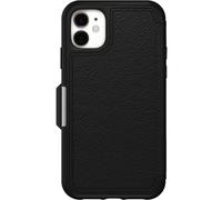 OtterBox Strada Coque pour iPhone 11, Antichoc, Anti-Chute, Cuir de qualité, 2 Porte-Cartes, supporte 3 x Plus de Chutes Que la Norme Militaire, Noir, Livré sans Emballage