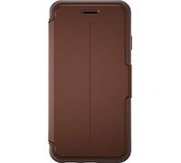 Otterbox Strada Série Cuir Portefeuille Coque pour iPhone 6/6s - Vrac - Selle (Marron foncé/Marron/Cuir Marron)