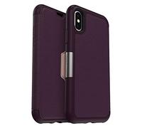 OtterBox Strada Series Case for iPhone Xs & iPhone X - Retail Packaging - Royal Blush (Winter Bloom/Cameo Rose)