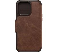 OtterBox Strada Series Folio - Étui à rabat pour téléphone portable - compatibilité avec MagSafe - cuir - espresso (brun) - pour Apple iPhone 15 Pro Max Marron G