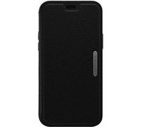 Otterbox Strada Coque pour iPhone 12/iPhone 12 Pro, Antichoc, Anti-Chute, Cuir de qualité, 2 Porte-Cartes, supporte 3 x Plus de Chutes Que la Norme Militaire, Noir, Livré sans Emballage
