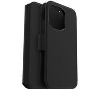 OtterBox Strada Series Via - Étui à rabat pour téléphone portable - compatibilité avec MagSafe - polyuréthane, polycarbonate - noir - pour Apple iPhone 14 Pro Max Noir G