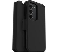 Otterbox Strada Via Coque pour Galaxy S23, Étui Folio de Protection Antichoc, antichute, Fin et Doux au Toucher avec Porte-Cartes, supporte 2 x Plus de Chutes Que la Norme Militaire, Noir