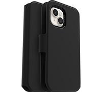 Otterbox Strada Via Coque pour iPhone 14, Étui Folio de Protection Antichoc, antichute, Fin et Doux au Toucher avec Porte-Cartes, supporte 2 x Plus de Chutes Que la Norme Militaire, Noir