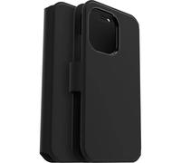Otterbox Strada Via Coque pour iPhone 14 Pro Max, Étui Folio de Protection Antichoc, antichute, Fin et Doux au Toucher avec Porte-Cartes, supporte 2 x Plus de Chutes Que la Norme Militaire, Noir