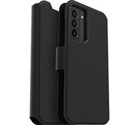 Otterbox Strada Via Coque pour Samsung Galaxy S22+, Étui Folio de Protection Antichoc, antichute, Fin et Doux au Toucher avec Porte-Cartes, supporte 2 x Plus de Chutes Que la Norme Militaire, Noir