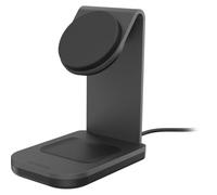 OtterBox Support de Charge sans Fil 2 en 1, Noir - MagSafe & Qi2 Compatbile, Support de Charge sans Fil Peu encombrant pour Apple, Samsung, Google et Plus Encore