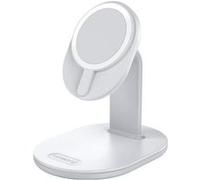 OtterBox Support de Charge MagSafe, Chargeur au Design élégant et léger conçu pour Un alignement Solide et Une Fixation Parfaite avec MagSafe,pour iPhone, Blanc