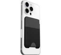 Otterbox Symmetry Cactus Leather MagSafe Wallet, Portefeuille Doux au Toucher avec 2-3 emplacements pour Cartes de crédit, Fixation magnétique MagSafe, Compatible avec iPhone, Noir