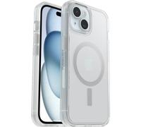 Otterbox Symmetry Clear pour MagSafe Coque iPhone 16e, 15, 14, 13, Antichoc, Anti-Chute, Fine, supporte 3 x Plus de Chutes Que la Norme Militaire, Transparent, Livré sans Emballage