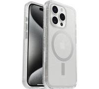 OtterBox Coque Symmetry Clear MagSafe iPhone 15 Pro – Antichoc, Anti-chute, Fine – Stardust