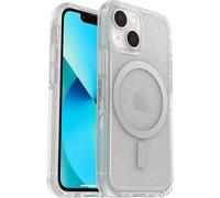 OtterBox Symmetry Coque transparente pour iPhone 13 Mini et iPhone 12 Mini (uniquement) - Stardust (flocon argenté/transparent) - Ultra élégante - Se clipse sur MagSafe - Bords surélevés pour protéger