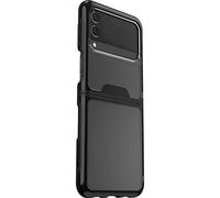 Otterbox Symmetry Flex Coque pour Samsung Galaxy Z Flip3 5G, Antichoc, Anti-Chute, élégantsupporte 2 x Plus de Chutes Que la Norme Militaire, pour téléphones Pliables, Transparent/Noir