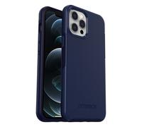 Otterbox Symmetry+ Coque pour iPhone 12 Pro Max avec MagSafe, Antichoc, Anti-Chute, étui de Protection Fin, supporte 3 x Plus de Chutes Que la Norme Militaire, Bleu