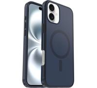 OtterBox Symmetry Series Clear MagSafe coque transparente pour iPhone 16 Plus, antichoc, antichute, coque de protection, testée 3X selon la norme militaire, transparent/bleu