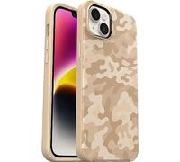 OtterBox Symmetry Series+ Coque pour iPhone 14 Plus - Emballage non commercial - Camouflage sable marron camouflage, téléphone Apple, ultra mince, pare-chocs d'écran surélevé, compatible avec chargeur