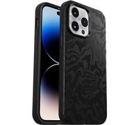 OtterBox Symmetry Series+ Coque pour iPhone 14 Pro Max Noir rebel - Emballage non commercial - Téléphone Apple, ultra mince, pare-chocs d'écran surélevé, compatible avec chargeur sans fil MagSafe