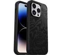 OtterBox Symmetry Series+ Coque pour iPhone 14 Pro Noir rebel - Emballage non commercial - Téléphone Apple, ultra mince, pare-chocs d'écran surélevé, compatible avec chargeur sans fil MagSafe