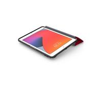 OtterBox Coque Symmetry Folio pour iPad 7th/8th/9th gen, Antichoc, anti-chute, étui folio de protection fin, testé selon les normes militaires, Rouge,
