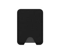 OtterBox Symmetry Series - Portefeuille pour carte de crédit - compatibilité avec MagSafe - cuir de catus, polyuréthane - vanta (noir)