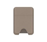 OtterBox Symmetry Series - Portefeuille pour carte de crédit - compatibilité avec MagSafe - cuir de catus, polyuréthane - gris confort (beige)