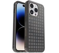 Otterbox Symmetry+ Transparente Coque pour iPhone 14 Pro pour MagSafe, Antichoc, Anti-Chute, Fine, supporte 3 x Plus de Chutes Que la Norme Militaire, antimicrobien, Window Pane Black