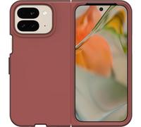 OtterBox Thin Flex Coque pour Google Pixel 9 Pro Fold, Antichoc, anti-chute, élégant, coque de protection en deux pièces, testé selon les normes militaires, pour téléphones pliables, Rouge/Transparent