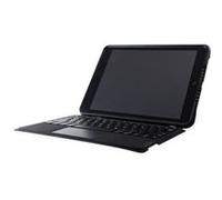 Otterbox Coque UnlmitED Keyboard pour iPad 10,2" (7e gen / 8e gen / 9e gen), Antichoc, Protection avec Clavier Allemand, testé Selon Les Normes Militaires, Noir/Transparent, Livré sans Emballage