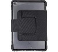 OtterBox Unlimited Series - Etui à rabat pour tablette - polyuréthane, polycarbonate, caoutchouc synthétique - cristal noir (incolore/noir) - avec