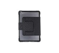 OtterBox Unlimited Series - Etui à rabat pour tablette - polyuréthane, polycarbonate, caoutchouc synthétique - cristal noir (incolore/noir) - avec