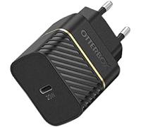 OtterBox USB-C PD EU Chargeur Mural 20W, Fast Charger pour Smartphone et Tablette, Testé Contre Les Chutes, Robuste, Ultra Durable, Noir, Livré sans Emballage