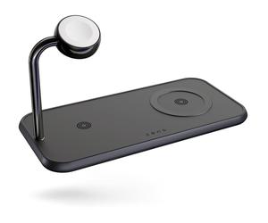 OtterBox Zens Dual + Watch Wireless Charger, Noir