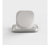 Zens Magnetic Nightstand Wireless Charger (2026), chargeur sans fil de 15 W compatible avec MagSafe et Qi2 pour iPhone/AirPods, adaptateur secteur de 20 W (EU/UK/US) et câble intégré de 1,5 m, Blanc