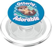 Otterly adorable mignon kawaii loutre animal amateur animal PopSockets PopGrip pour MagSafe
